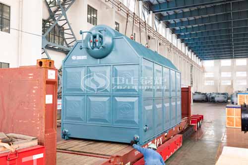 6tph SZL Packaged Chain Grate Steam Boiler In Bangladesh