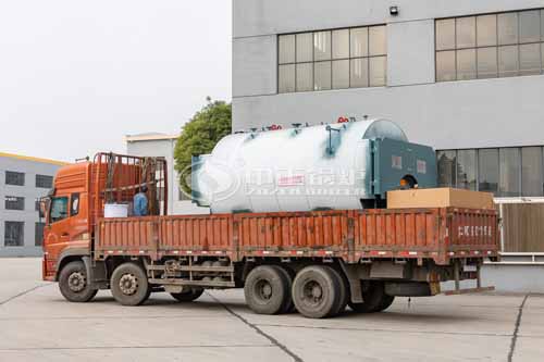 6Ton WNS Gas-Fired Steam Boiler For Building Materials Industry