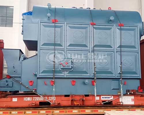 6tph SZL Packaged Chain Grate Steam Boiler In Bangladesh