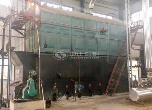 20Ton SZL Biomass Fired Steam Boiler In Indonesia