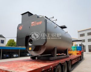 6 TPH Three-pass Gas Fired Steam Boiler for Paper Industry in Venezuela