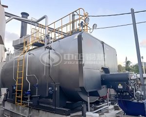 12 TPH Heavy Oil Steam Boiler for Hotel Industry in Mauritius