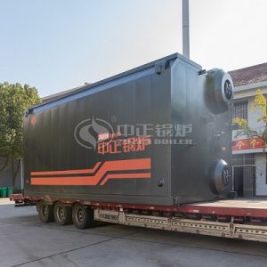 ZOZEN 15 Tph Condensing Water Tube Steam Boiler